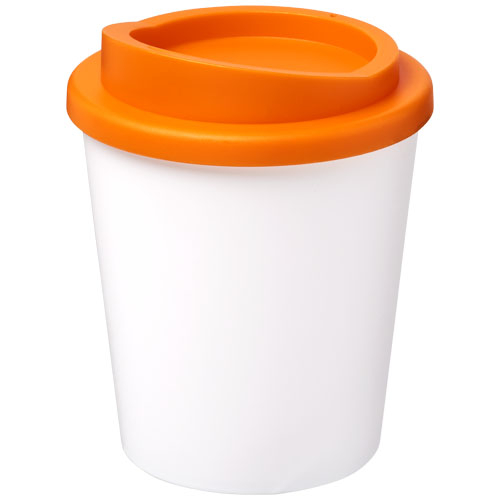 Gobelet isolant publicitaire 250 ml Americano® Espresso Blanc / Orange